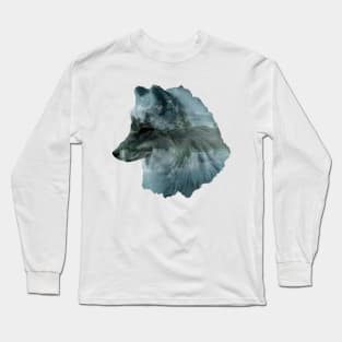 Kawaii mountain fox Long Sleeve T-Shirt